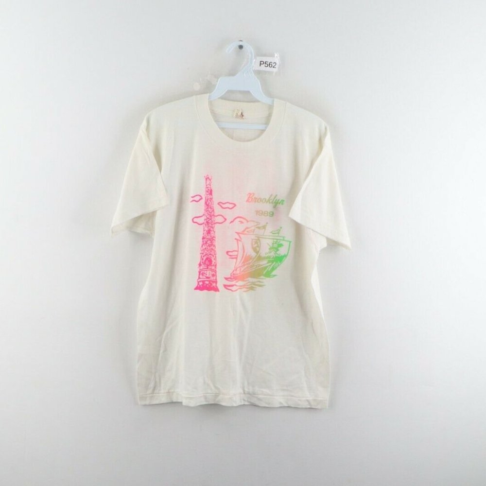 Vtg 80s  Brooklyn New York St Carmel Church Shirt